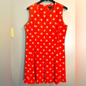 VOIR VOIR Orange With Cream Polka Dot SZ/16
